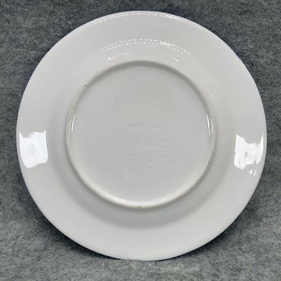 Lotus 2003 Humor Dessert Plates Lot of 3 Enjoy Abundance. Eat Dessert! Fun Y2K - Picture 9 of 9